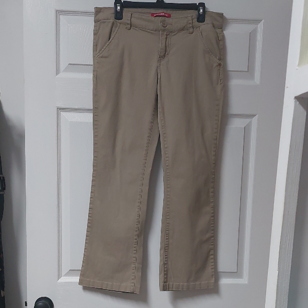 UNIONBAY Women's Boot Cut Tan Pants